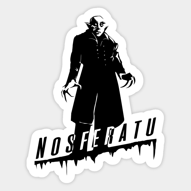 Nosferatu Sticker by noturnastudios